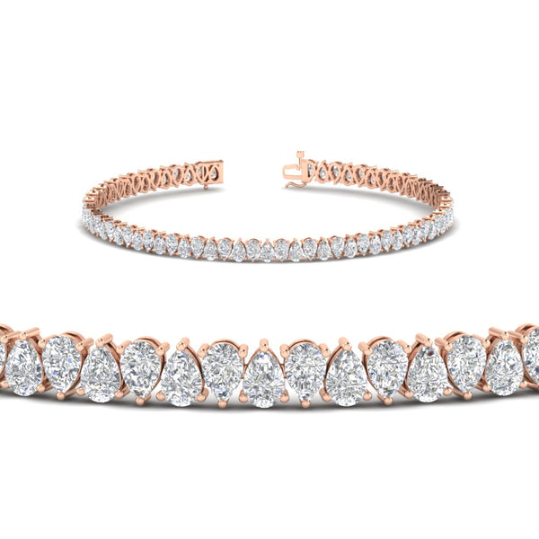 7-carat-pear-cut-diamond-tennis-bracelet
