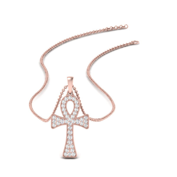 ankh-cross-diamond-pendant-0.25-carat-in-FDPD10999-NL-RG