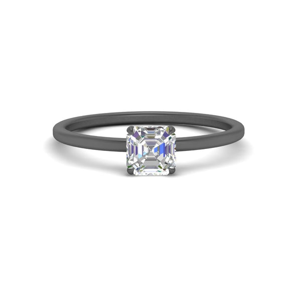 Thin Classic Solitaire Ring