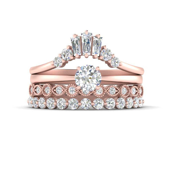 Baguette-Crown-multi-band-with-solitaire-ring-in-FD10159-NL-RG