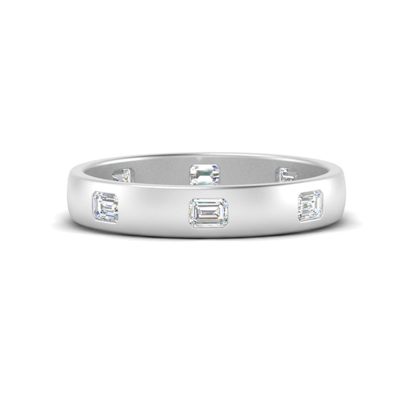 bezel-set-emerald-cut-diamond-spaced-wedding-band-in-white-gold-FD10979EM-NL-WG