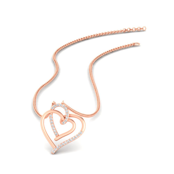 cute-double-heart-diamond-pendant-in-FDPD11211-NL-RG
