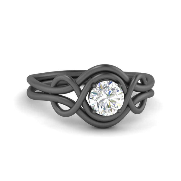 Love Knot Solitaire Engagement Ring