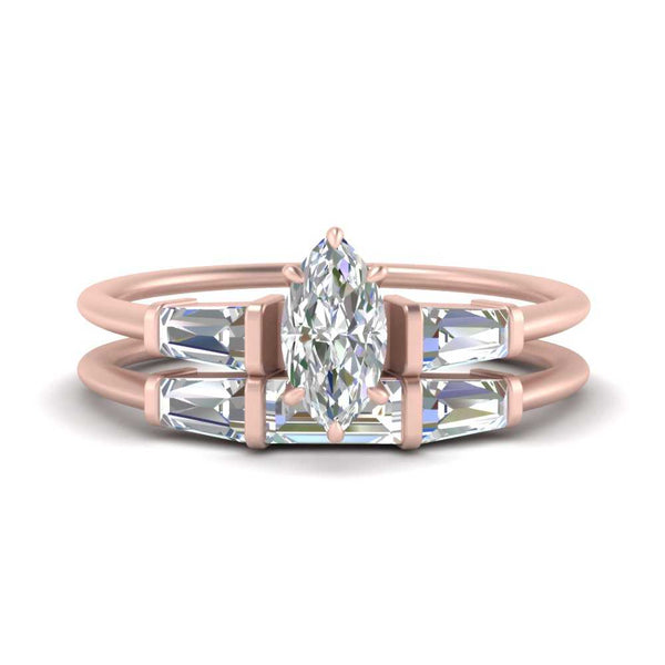 marquise-cut-bar-set-diamond-ring-with-matching-3-baguette-wedding-band-in-FDENS100MQ-NL-RG