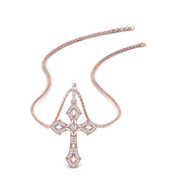 milgrain-antique-cross-diamond-pendant-in-rose-gold-FDPD10878-NL-RG