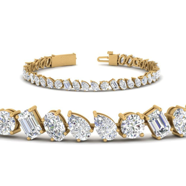mixed-diamond-cut-tennis-bracelet