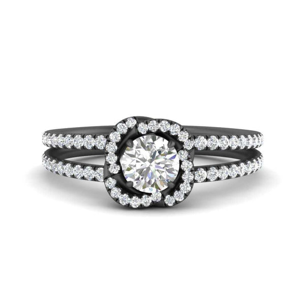 pave-split-shank-halo-diamond-ring-in-black-gold-FD9979RORANGLE3-NL-BG
