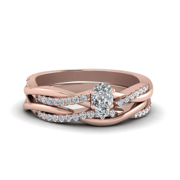pear-shaped-Infinity-twist-diamond-matching-bridal-set-in-14K-rose-gold-FD8253PE-NL-RG
