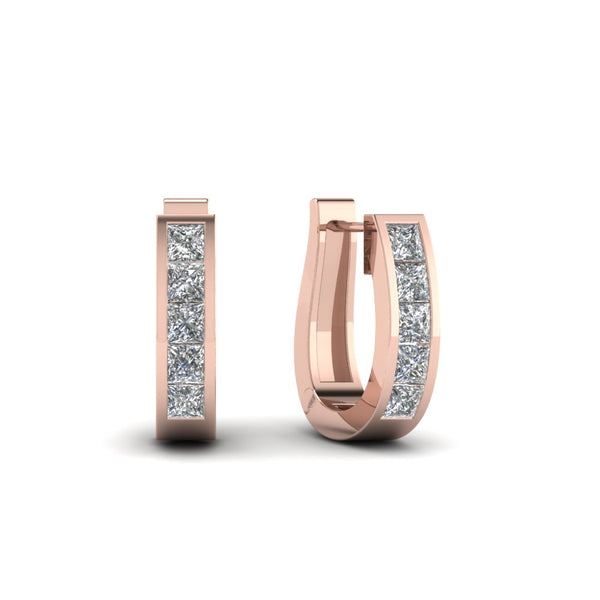princess-cut-diamond-charismatic-hoops-earrings-in-14K-rose-gold-FDEAR1018-RG
