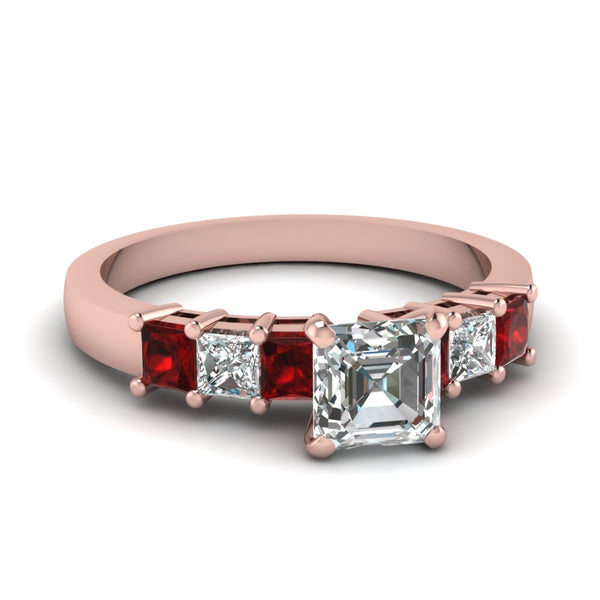 7 Stone Classic Engagement Ring