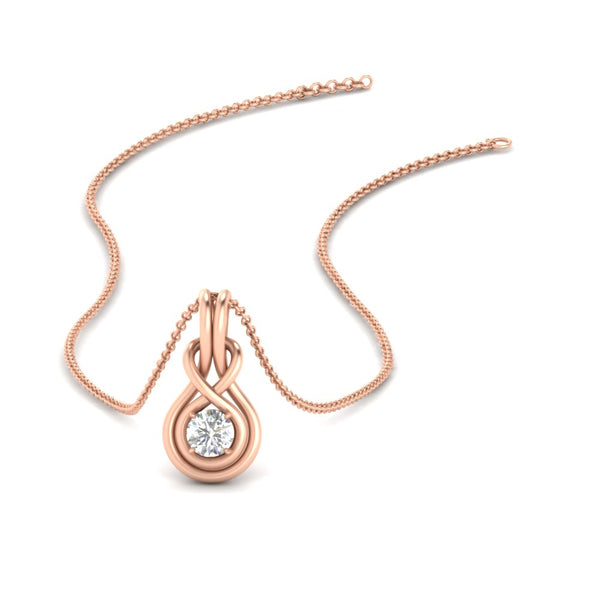 round-diamond-solitaire-infinity-knot-pendant-in-rose-gold